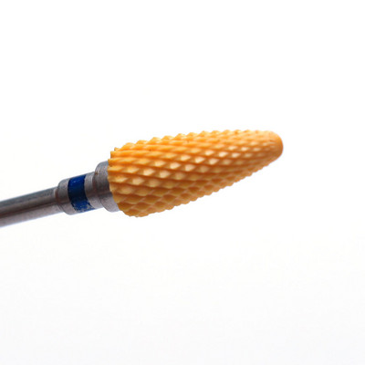 1 buc Freză din ceramică galbenă Pile profesionale pentru unghii Burghiu pentru unghii Mașină electrică de manichiură pentru îndepărtarea instrumentului de lac cu gel