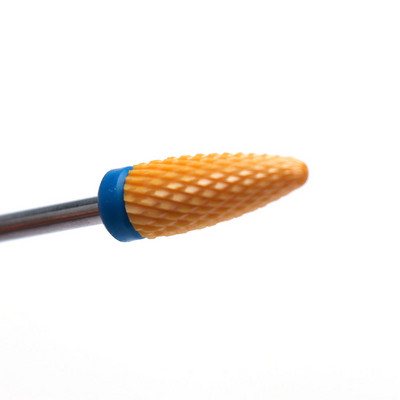 1 buc Freză din ceramică galbenă Pile profesionale pentru unghii Burghiu pentru unghii Mașină electrică de manichiură pentru îndepărtarea instrumentului de lac cu gel