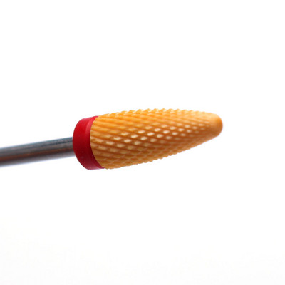 1 buc Freză din ceramică galbenă Pile profesionale pentru unghii Burghiu pentru unghii Mașină electrică de manichiură pentru îndepărtarea instrumentului de lac cu gel