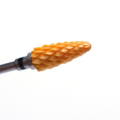 1 buc Freză din ceramică galbenă Pile profesionale pentru unghii Burghiu pentru unghii Mașină electrică de manichiură pentru îndepărtarea instrumentului de lac cu gel