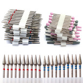 Set dijamantnih svrdla za nokte Kompleti glodala Električne bušilice za manikuru Turpije za pedikuru Alati za gel lak Dodaci za nokte