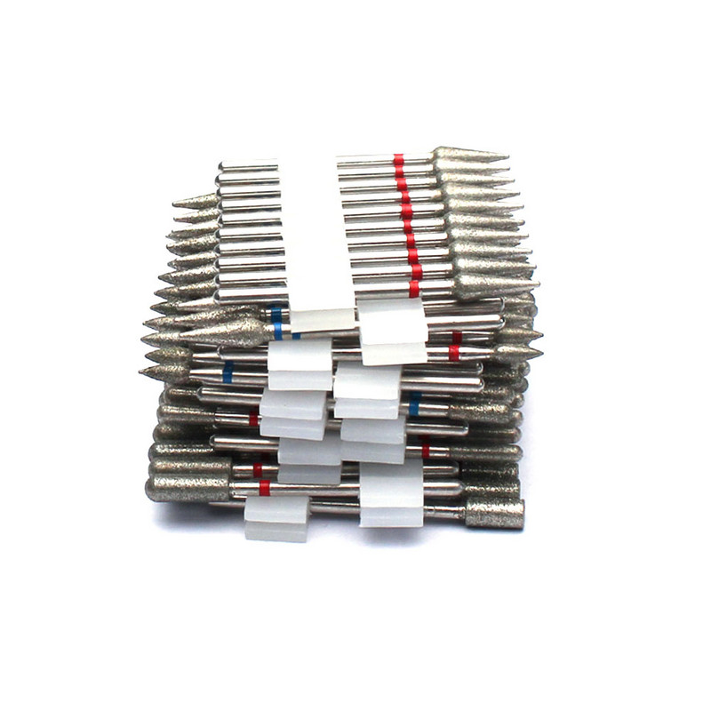 Set dijamantnih svrdla za nokte Kompleti glodala Električne bušilice za manikuru Turpije za pedikuru Alati za gel lak Dodaci za nokte