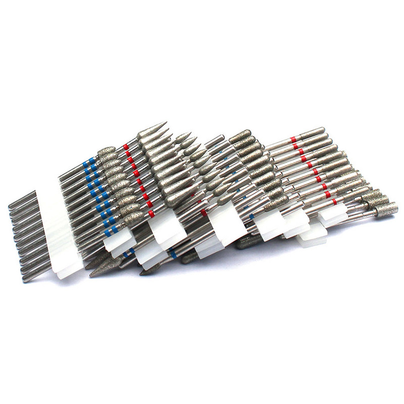 Set dijamantnih svrdla za nokte Kompleti glodala Električne bušilice za manikuru Turpije za pedikuru Alati za gel lak Dodaci za nokte