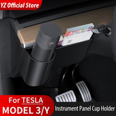Cutie de depozitare pentru Tesla Model 3/Y Panou de instrumente Suport pentru pahare cu apa Material ABS Accesorii auto Cutie de depozitare Accesorii model Y/3