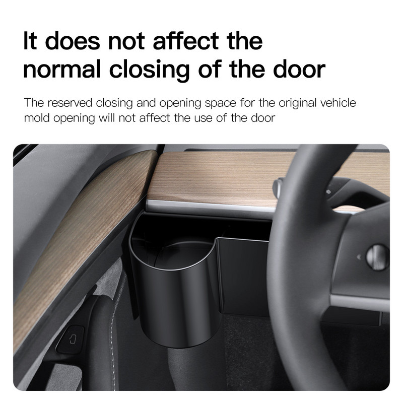 Cutie de depozitare pentru Tesla Model 3/Y Panou de instrumente Suport pentru pahare cu apa Material ABS Accesorii auto Cutie de depozitare Accesorii model Y/3