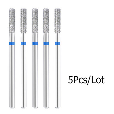 5 kom/lot Svrdla za nokte za manikuru Električna bušilica Dijamantno glodalo Rezač zanoktica Burr Svrdla za nokte Dodaci