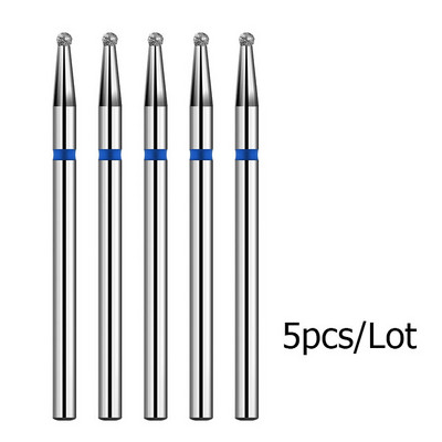 5 kom/lot Svrdla za nokte za manikuru Električna bušilica Dijamantno glodalo Rezač zanoktica Burr Svrdla za nokte Dodaci