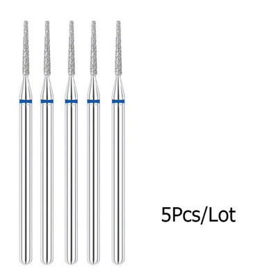 5 kom/lot Svrdla za nokte za manikuru Električna bušilica Dijamantno glodalo Rezač zanoktica Burr Svrdla za nokte Dodaci