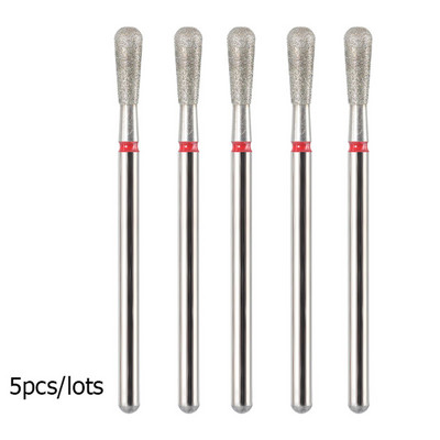 5 kom/lot Svrdla za nokte za manikuru Električna bušilica Dijamantno glodalo Rezač zanoktica Burr Svrdla za nokte Dodaci