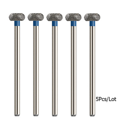 5 kom/lot Svrdla za nokte za manikuru Električna bušilica Dijamantno glodalo Rezač zanoktica Burr Svrdla za nokte Dodaci