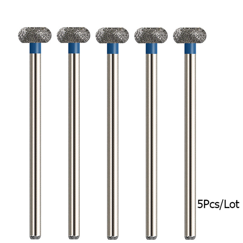 5 kom/lot Svrdla za nokte za manikuru Električna bušilica Dijamantno glodalo Rezač zanoktica Burr Svrdla za nokte Dodaci