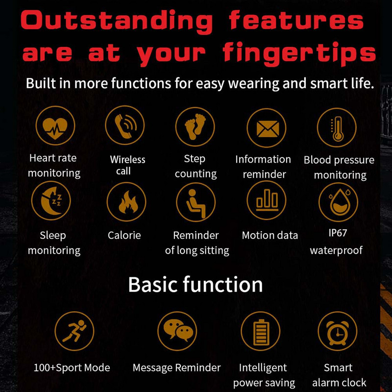 2023. aasta uus meeste nutikell, 1,95-tolline ekraan, Bluetoothi kõnevalik, kohandatud sportlik veekindel nutikell meestele, naistele