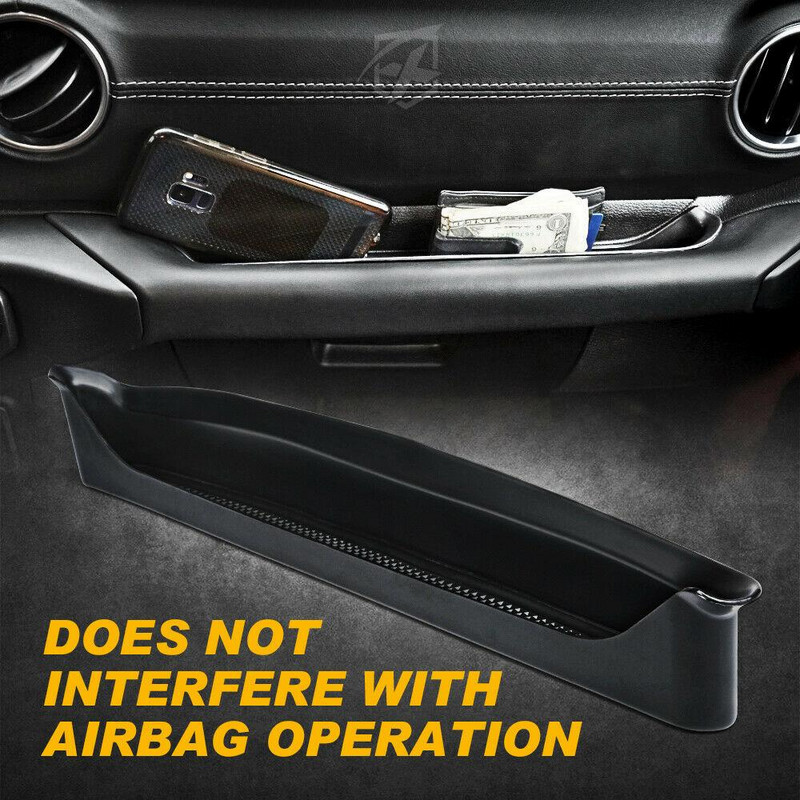 Reisija käepideme hoiualus Auto siseukse panipaik koos libisemisvastase matiga Jeep Wrangler JL/JLU Gladiator JT 18-21 jaoks