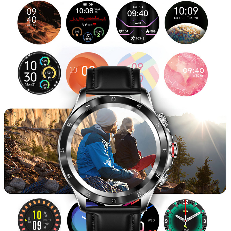 2023. aasta uus Bluetoothi kõnega nutikell meeste IP68 veekindel nutikell südame löögisageduse vererõhu ja kehatemperatuuri jälgimise kellad