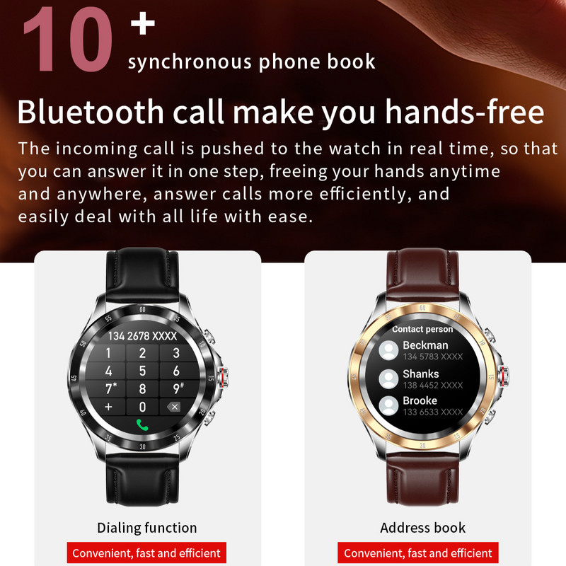 2023. aasta uus Bluetoothi kõnega nutikell meeste IP68 veekindel nutikell südame löögisageduse vererõhu ja kehatemperatuuri jälgimise kellad