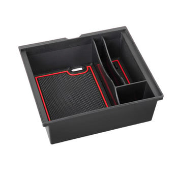 Για Tesla Model 3 Y Accessories Auto Central Console Organizer ABS Storage Box Δίσκος-Ματάκι σιλικόνης 2021 2022 2023