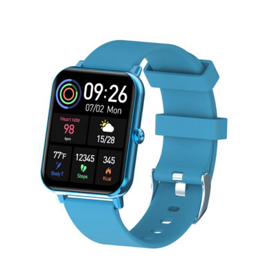 Pametna narukvica od 170 mah, super dugo stanje čekanja, 1,69 inča za Android Ios, sat s velikim zaslonom, pametni sat za praćenje krvnog tlaka