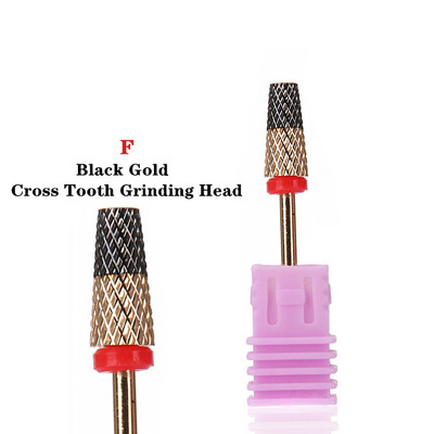 UMECOLOR volframo karbido nagų grąžtai Frezavimo pjovimo pjovimo staklės, skirtos elektriniam gręžtuvui, manikiūro mašinai, nagų dildės, priedai