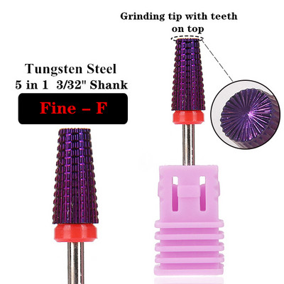 UMECOLOR volframo karbido nagų grąžtai Frezavimo pjovimo pjovimo staklės, skirtos elektriniam gręžtuvui, manikiūro mašinai, nagų dildės, priedai