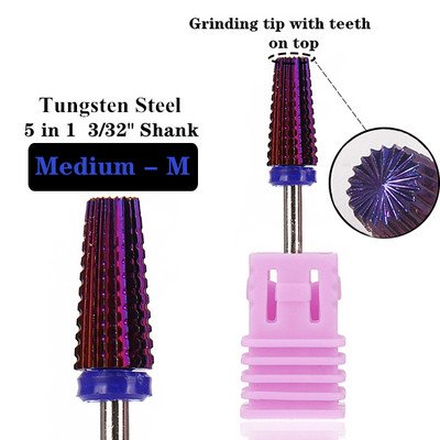 UMECOLOR volframo karbido nagų grąžtai Frezavimo pjovimo pjovimo staklės, skirtos elektriniam gręžtuvui, manikiūro mašinai, nagų dildės, priedai