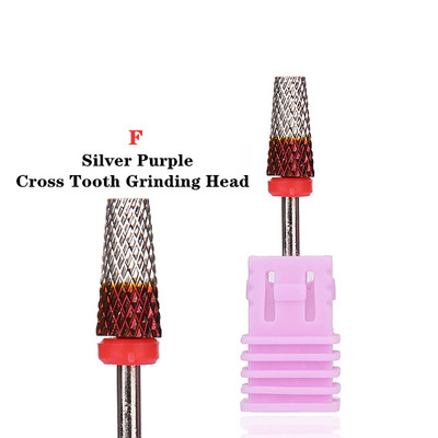 UMECOLOR volframo karbido nagų grąžtai Frezavimo pjovimo pjovimo staklės, skirtos elektriniam gręžtuvui, manikiūro mašinai, nagų dildės, priedai