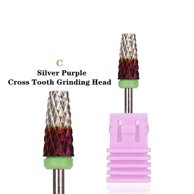 UMECOLOR volframo karbido nagų grąžtai Frezavimo pjovimo pjovimo staklės, skirtos elektriniam gręžtuvui, manikiūro mašinai, nagų dildės, priedai