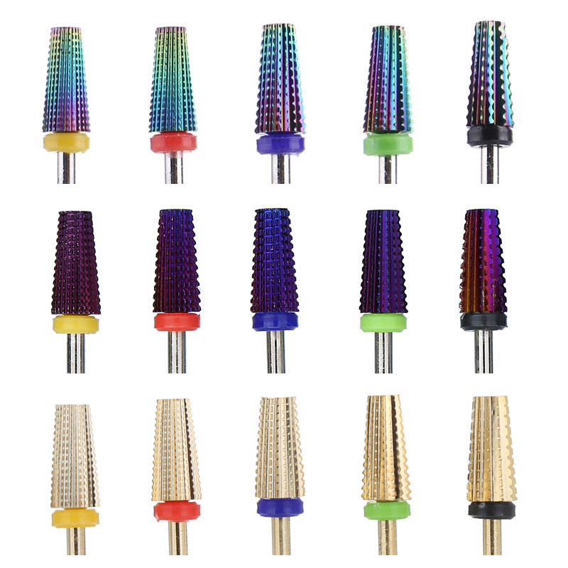 UMECOLOR volframo karbido nagų grąžtai Frezavimo pjovimo pjovimo staklės, skirtos elektriniam gręžtuvui, manikiūro mašinai, nagų dildės, priedai