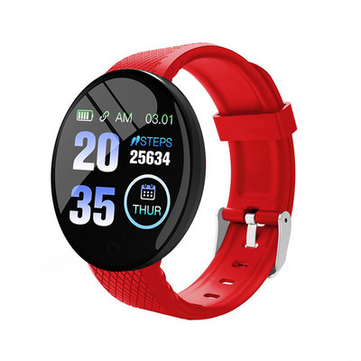 Ceasuri inteligente Bluetooth Fitness Tracker Ceasuri digitale Ceasuri inteligente Bărbați Femei Tensiune arterială IOS Android Brățară inteligentă D18 2022