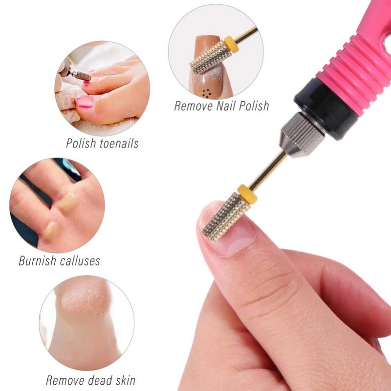 Küünte ja jalgade teraapia tarvikud Maniküüri tööriistad Vastupidavad ja kergesti puhastatavad küünte lihvimispea maniküüri tooted ja tööriistad