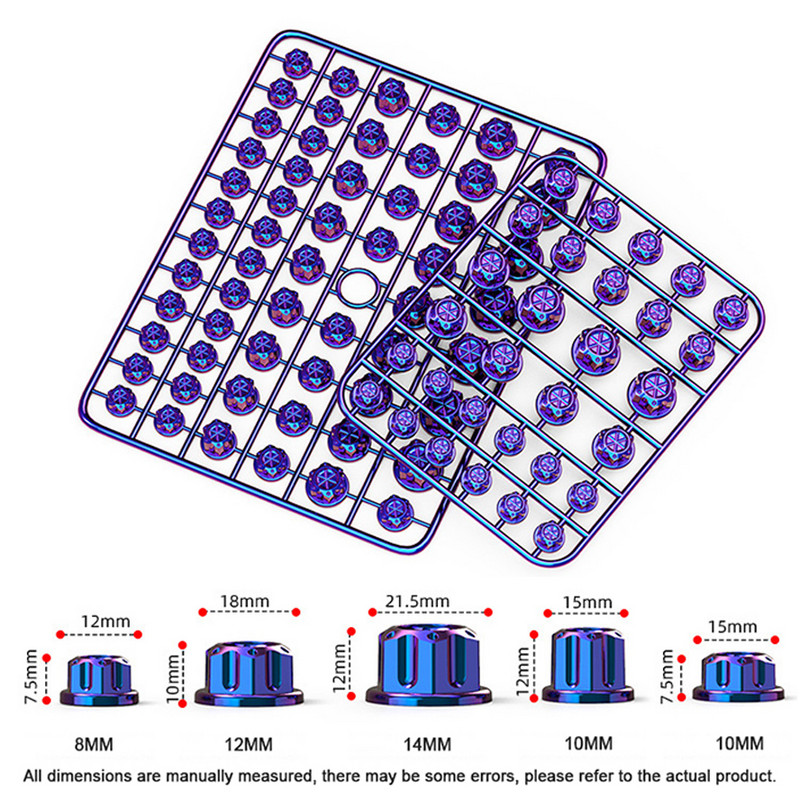30 tk/komplekti mootorratta kruvikorgi kaanepea kere dekoratiivsed mootori mutrite poldikorgid Yamaha Kawasaki Honda autojalgrataste tarvikutele