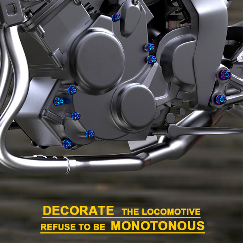 30 tk/komplekti mootorratta kruvikorgi kaanepea kere dekoratiivsed mootori mutrite poldikorgid Yamaha Kawasaki Honda autojalgrataste tarvikutele