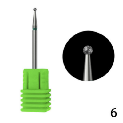 Küünte teemantmetallist puuriterade ketasotsik surnud naha jaoks Callus Elektriline jalaviil kalluseeemaldusvars küünesalongi lihvimispea jaoks