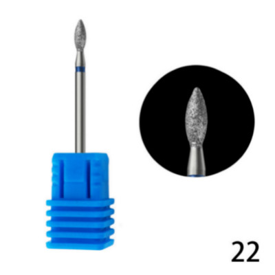 Küünte teemantmetallist puuriterade ketasotsik surnud naha jaoks Callus Elektriline jalaviil kalluseeemaldusvars küünesalongi lihvimispea jaoks