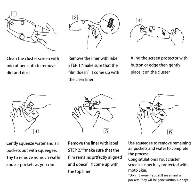 Pentru Honda CRF300L CRF 300L Rally MSX125 MSX 125 2021 - Film pentru instrumente de protecție pentru ecranul panoului de bord pentru zgârieturi