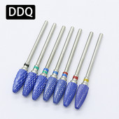 OGEYERO Burghiu din carbură ceramică pentru unghii Cutter de tăiat unghii Rotiți freze freze Mașină electrică de găurit pentru instrumente de manichiură pedichiură