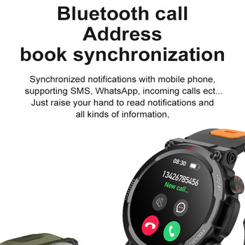 Έξυπνο ρολόι S56T Ανδρικό 1,39 ιντσών Παρακολούθηση υγείας Έλεγχος μουσικής Κλήση Bluetooth Υπαίθρια αθλητική γυμναστική Έξυπνο ρολόι