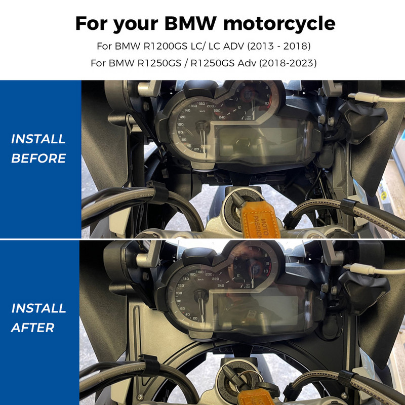 2023. aasta mootorratta kokpiti kaitsekate BMW R1200 R1250GS ADV Adventure R1250 GS 2018–2022 R1200GS LC kahvlikilbi ülestõmbesuunaja jaoks