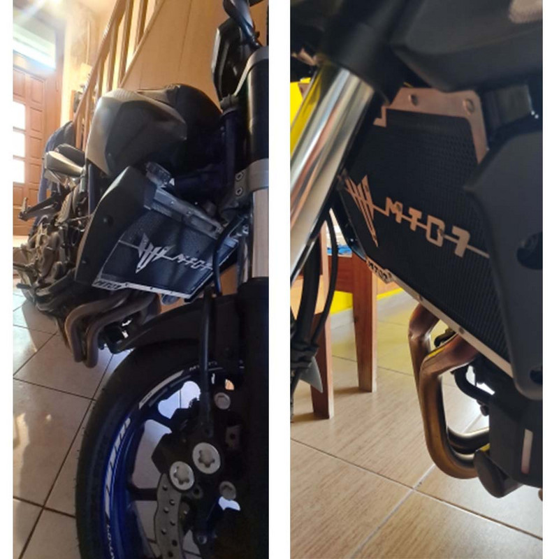 Pentru Yamaha MT07 MT 07 2014 - 2022 2021 2020 2019 2018 2017 2016 2015 Motocicletă Protecție Grila Radiator Protector Capac Gratar
