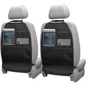 1/2 buc. Covoraș de protecție pentru scaunul de siguranță pentru mașină pentru copii, covoraș de picior, pernă pentru spate, husă de protecție antiderapantă, organizator de buzunar