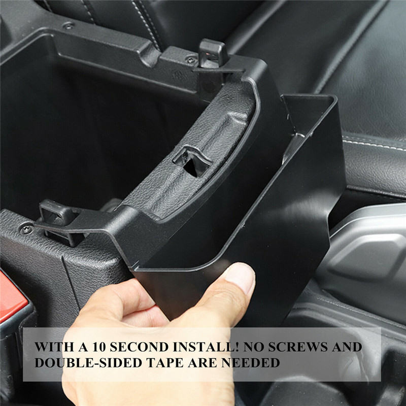 Keskkonsooli riputatav hoiukast Jeep Wrangler JK JL Gladiator JT 2011-2023 Armest riidepuu hoiualuse auto sisetasku