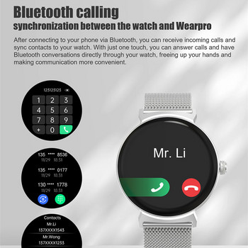 Смарт часовник DT4 Нов дамски дамски 1,45-инчов луксозен гривна Bluetooth повикване Гласов асистент за момичета Женски спортен тракер Smartwatch