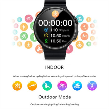 Смарт часовник V3 Ultra Max Man 1,6 инча HD голям екран Bluetooth разговор NFC Безжично зареждане Монитор на сърдечния ритъм Спортен смарт часовник