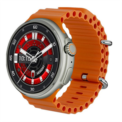 Ceas inteligent V3 Ultra Max Man 1,6 inchi HD Ecran mare Apel Bluetooth Încărcare fără fir NFC Monitor ritm cardiac Ceas inteligent sport