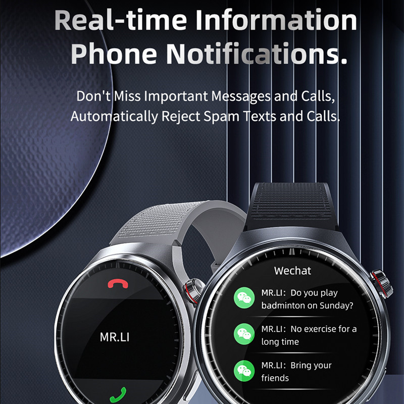Nutikas käekell ZD4 Pro meeste 1,5-tolline ekraan Bluetooth-kõne juhtmevaba laadimine AI hääl NFC tervise jälgimine Fitnesi spordi nutikell