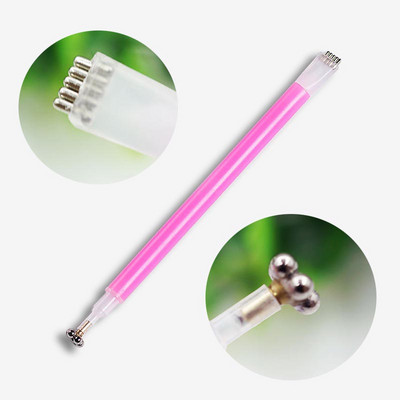 Nail Art Magnet Stick Cat Eyes Divgalvu magnēts nagu gēla lakai 3D līnijas sloksnes efekta spēcīga magnētiskā pildspalva manikīra instrumenti