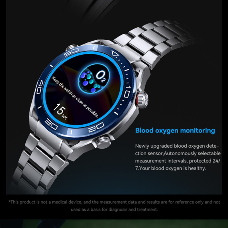 Έξυπνο ανδρικό ρολόι HW5 Ultimate 1,52" Amoled οθόνη με κορυφαίο SF32LB551 Bluetooth Call AI Voice NFC Fitness Sport Smartwatch