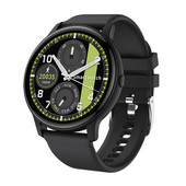 Ceas inteligent pentru bărbați Ecran rotund Blue Tooth Call Încărcare fără fir Tracker de fitness pentru ritm cardiac Sport Femei Ceas inteligent pentru IOS Android