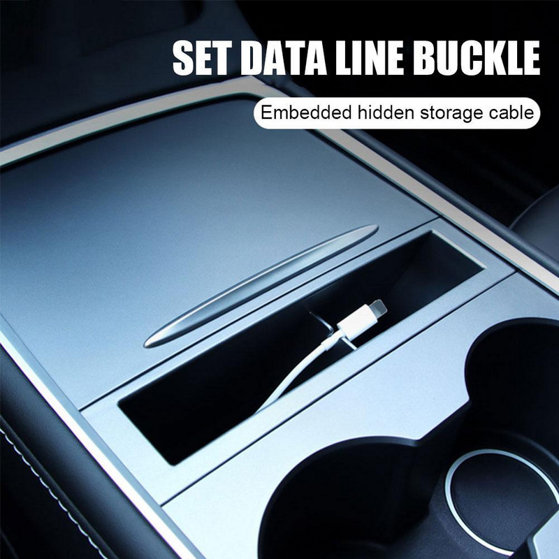 Tesla Model 3 Y 2021-2023 keskkonsooli käetoe hoiukasti kaardi võti Telefoni laadimiskaabli korraldaja ümbris Autotarvikud