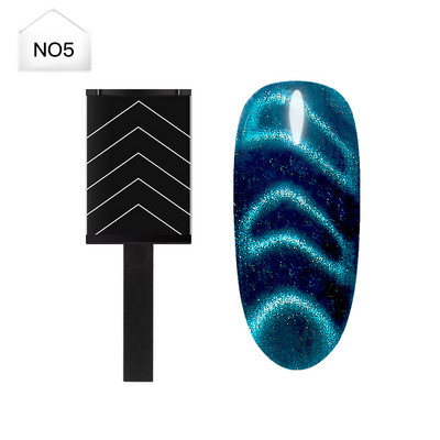 Magnetinė lazdelė, skirta lakuoti Magnetinis nagų gelis UV gelis 3D/5D/9D efektas, stiprus magnetinis pjaustymo lenta, nagų dailės įrankiai