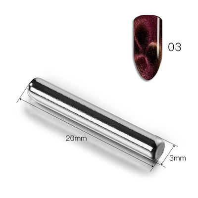 Magnetinė lazdelė, skirta lakuoti Magnetinis nagų gelis UV gelis 3D/5D/9D efektas, stiprus magnetinis pjaustymo lenta, nagų dailės įrankiai